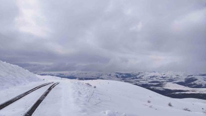 Kar yağışı Aşkale’de yeniden etkili oluyor