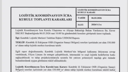 Karabük Lojistik Merkezi projesi onaylandı