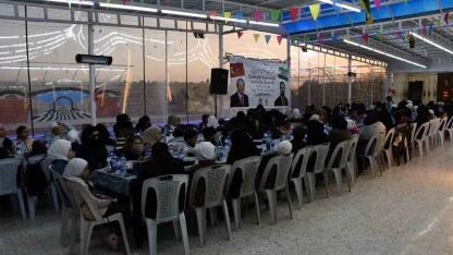 Kardeş şehir Şam’da iftar sofraları kuruldu