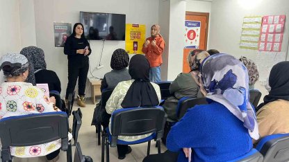 Kars’ta kadına yönelik şiddetle mücadele için bilgilendirme çalışması