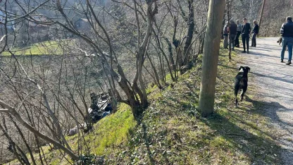 Kastamonu’da "patpat" şarampole yuvarlandı: 2 yaralı
