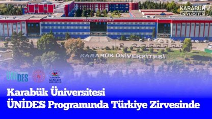 KBÜ, ÜNİDES programında Türkiye birincisi
