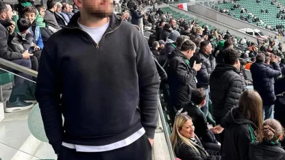 Kocaelispor tribünündeki kaçak Beşiktaşlı için suç duyurusu