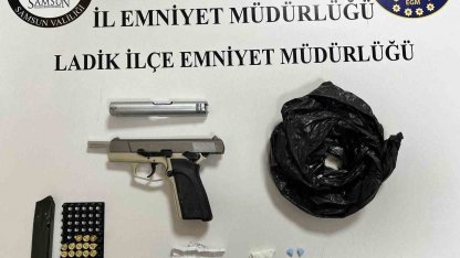 Ladik’te uyuşturucu operasyonu