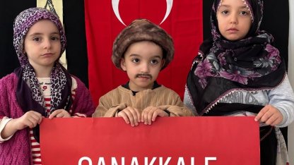 Minik yüreklerde 18 Mart ruhu canlandı