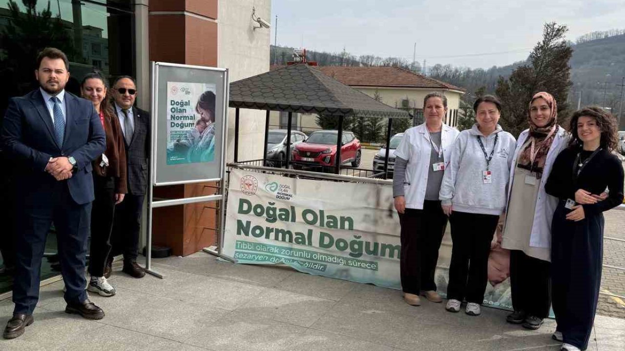 Normal doğum Gümüşova’da anlatıldı