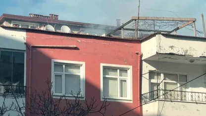 Ordu’da 3 katlı binada korkutan baca yangını