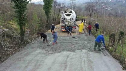 Ordu’da 7 yılda 2 bin 200 kilometre yol konfora kavuşturuldu
