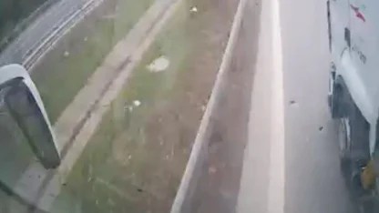 Otobüs şoförünün manevrası faciayı önledi: O anlar kamerada