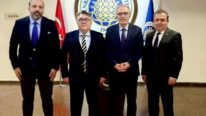 Rektör Özölçer’den Ankara Üniversitesi Rektör Yardımcısı Uzun’a Hayırlı Olsun ziyareti