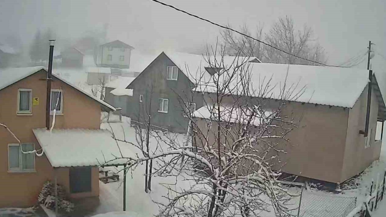 Sakarya’nın yüksek kesimleri beyaz örtüyle kaplandı