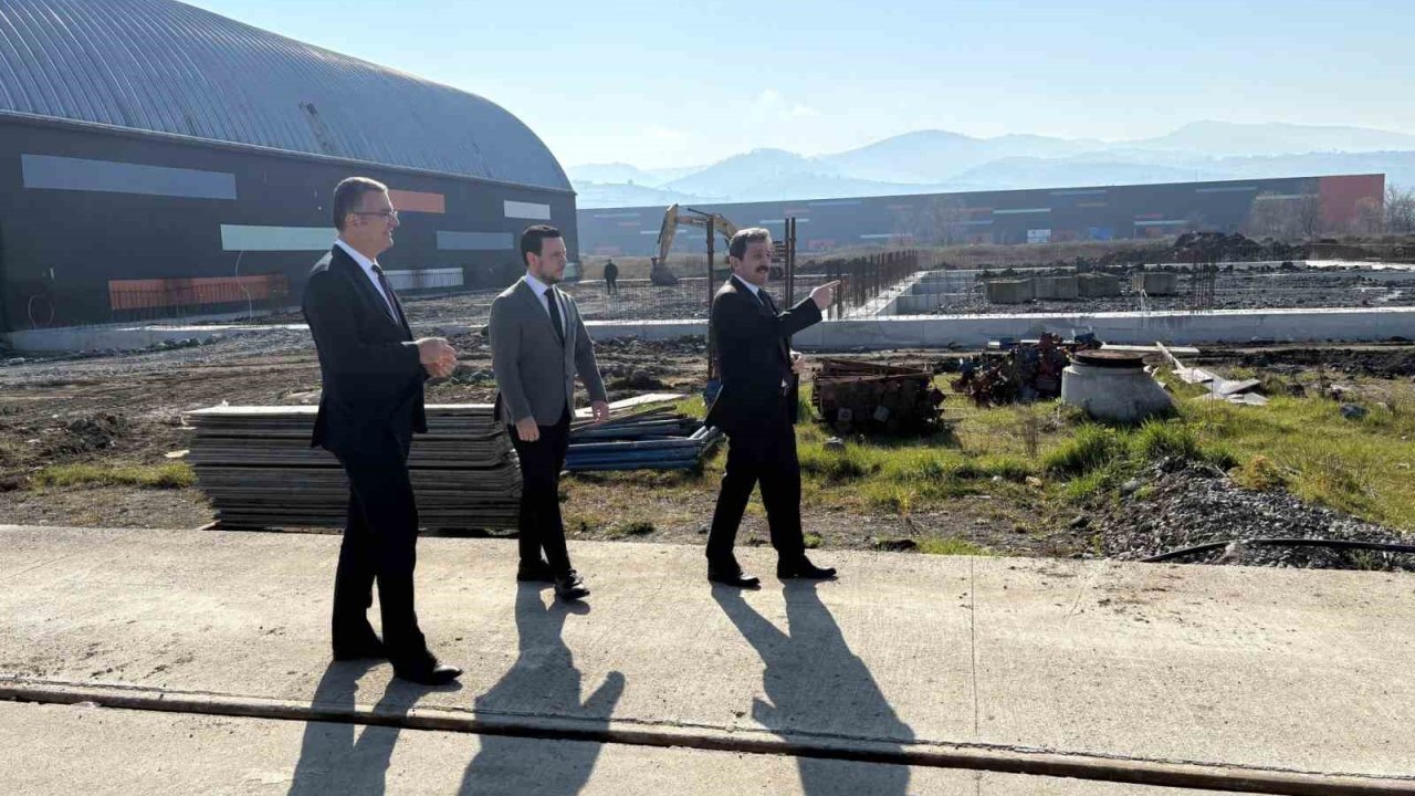Samsun’da sanayi ve lojistik yatırımlarına yakın takip