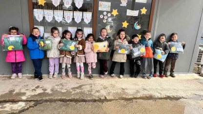 Sevgi ilmekleri Nurdağı’ndaki çocuklara ulaştı