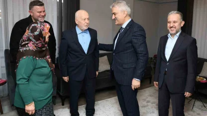 Seyh’ül Kurra Hafız Yılmaz, Vali Makas’ı ağırladı