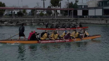 Sisli havaya rağmen kıyasıya rekabet: Dragon Boat Ligi’nde Mart heyecanı