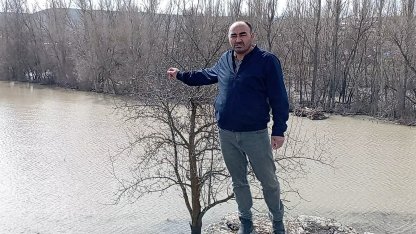 Tokat’ta Çekerek Irmağı taştı, şeker pancarı ekimi durdu
