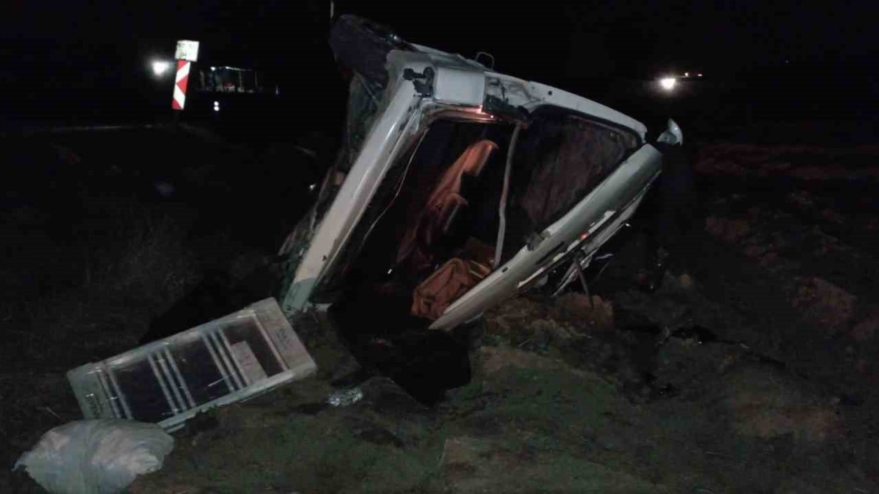 Tokat’ta minibüs devrildi: 1 yaralı