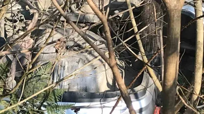 Trabzon’da trafik kazası: 2 yaralı