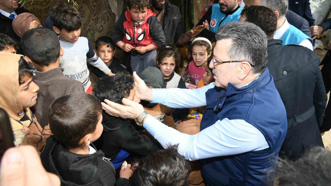 Trabzon’dan Suriye’deki çadır kente kardeş eli