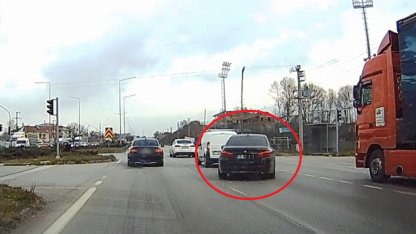 Trafikte tehlikeli hareketler