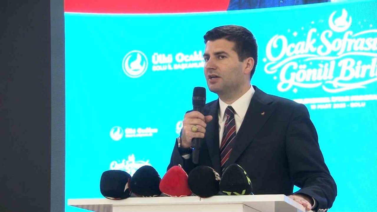 Ülkü Ocakları Genel Başkanı Yıldırım: "Sınırlarımız dışındaki zulme rağmen vatanımızda güvendeyiz"