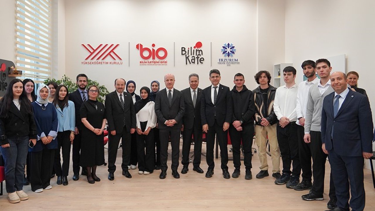 YÖK Başkanı Özvar, Erzurum Teknik Üniversitesi Bilim İletişimi Ofisi’nin açılışını gerçekleştirdi