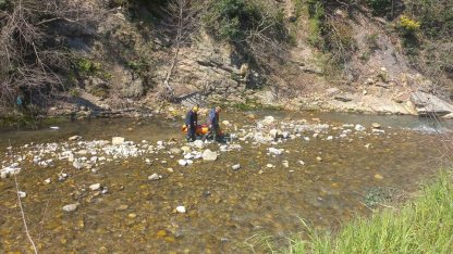 Zonguldak’ta 150 metreden dere yatağına düşen kadın hastaneye kaldırıldı