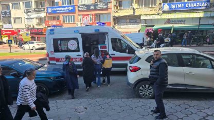 AVM tuvaletinde kadın baygınlık geçirdi