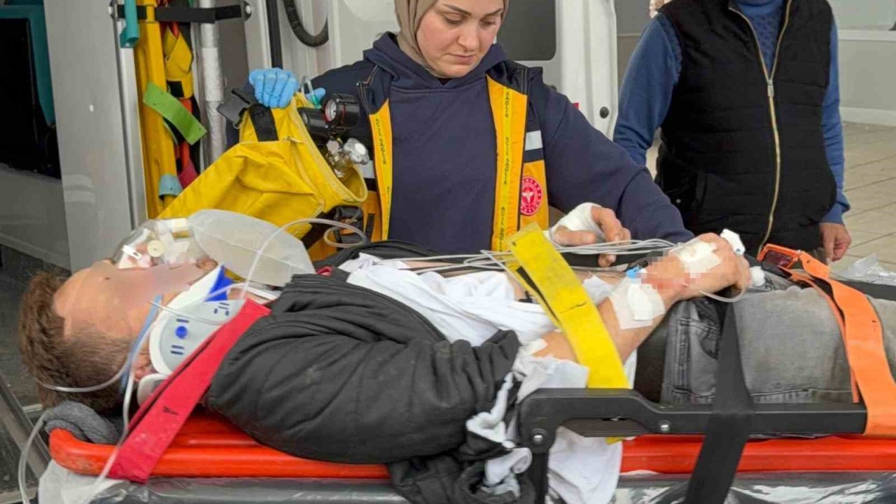 Ayvacık’ta patpat devrildi: 1 yaralı