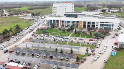 Bafra Devlet Hastanesi enerjisini güneşten sağlıyor: Günlük 50 bin TL tasarruf