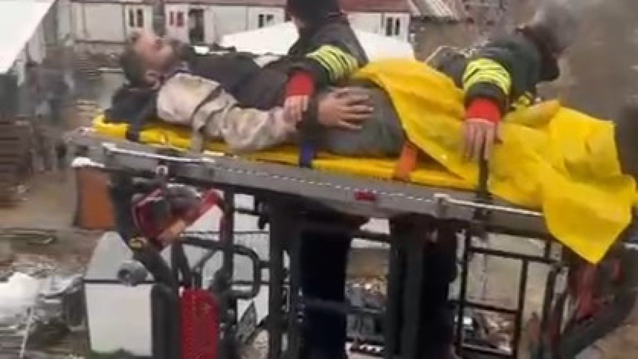 Bafra’da inşaatta iş kazası: 1 yaralı