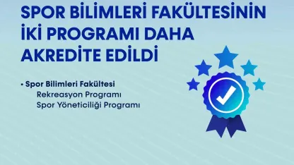BARÜ’de Spor Bilimleri Fakültesinin iki programı daha akredite edildi