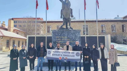 Bayburt’ta eğitimcilerden okul saldırılarına tepki