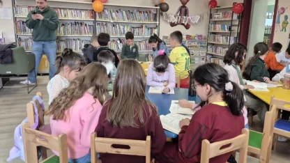 Bayburt’ta öğrenciler Kütüphaneler Haftası’nda kitapla buluştu