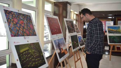 Bayburt’ta tarım, orman ve insan  temalı fotoğraf sergisi açıldı