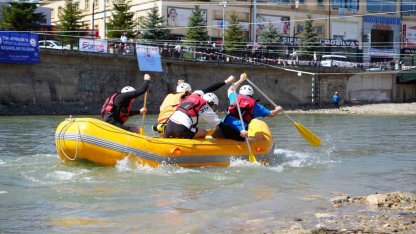 Bayburt’ta ’Üniversiteler Arası Rafting Türkiye Şampiyonası’ başladı