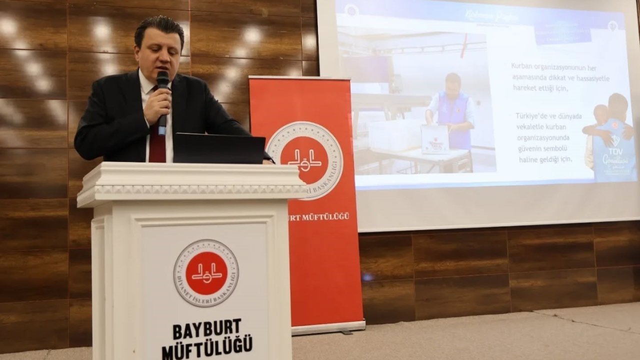 Bayburt’ta vekâletle kurban kesim programı tanıtıldı