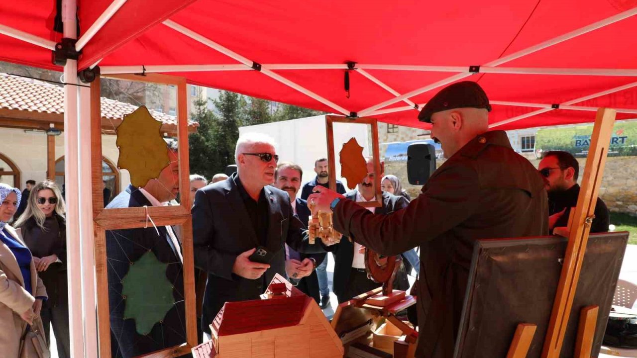 Bayburt’ta yöresel ürün stantları açıldı