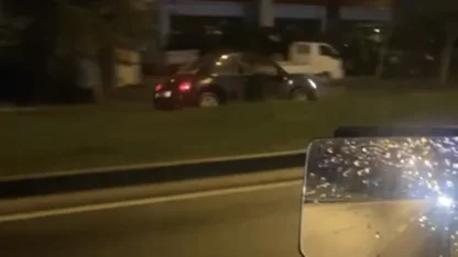 Bolu’da D-100’de bir otomobil ters şeritten kilometrelerce gitti