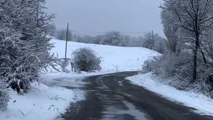 Bolu’da nisan ayında kar sürprizi