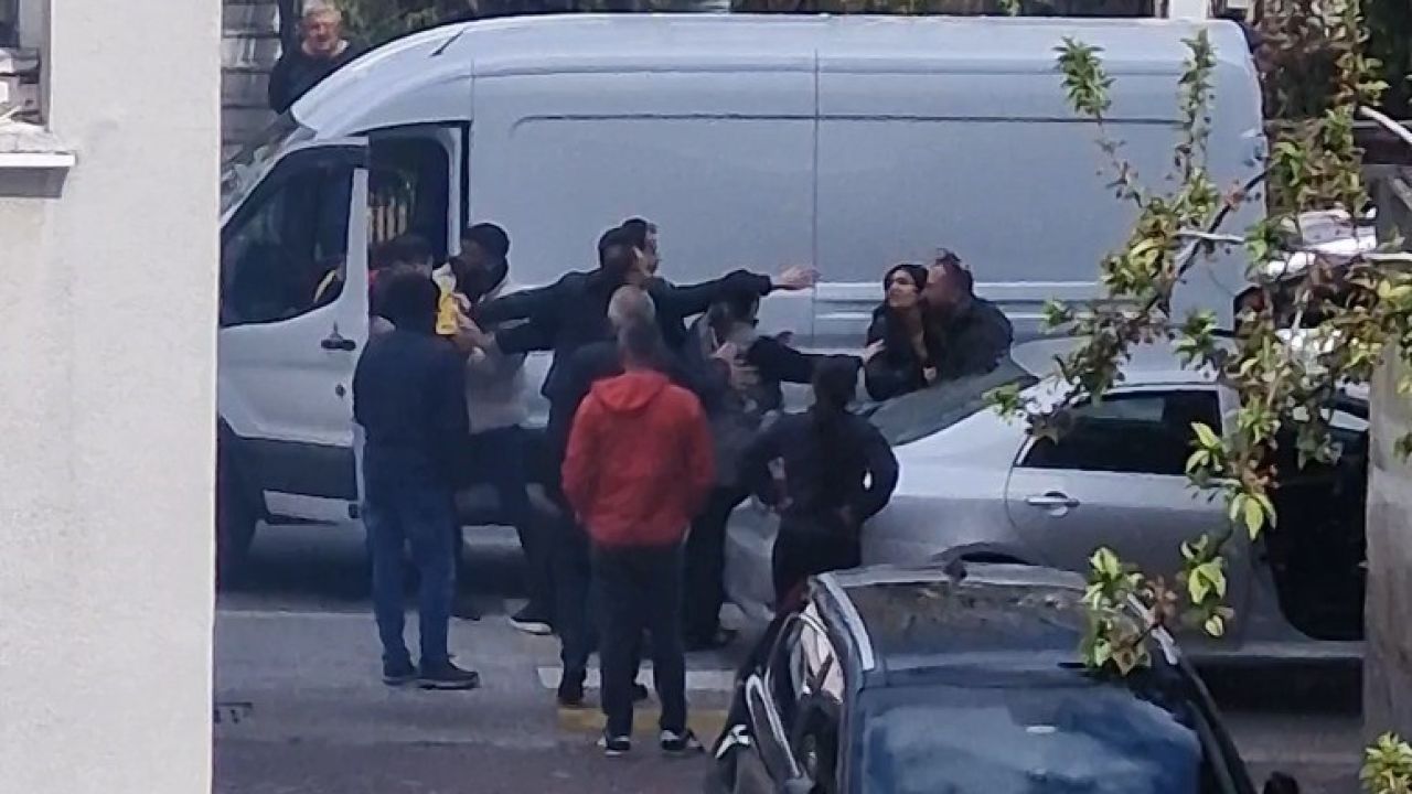 Bolu’da yol verme kavgası: O anlar kamerada