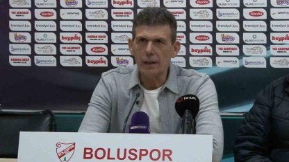 Boluspor - Adana Demirspor maçının ardından