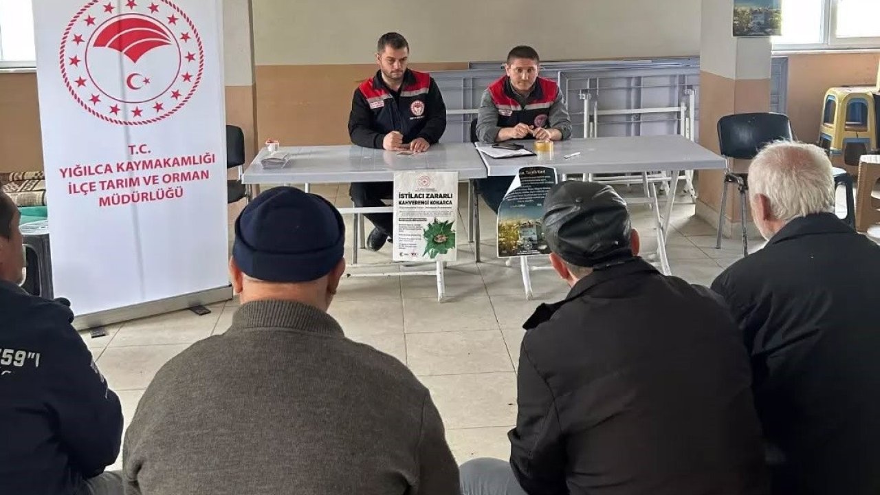 Çiftçilere tarımsal destek ve zararlılarla mücadele eğitimi verildi
