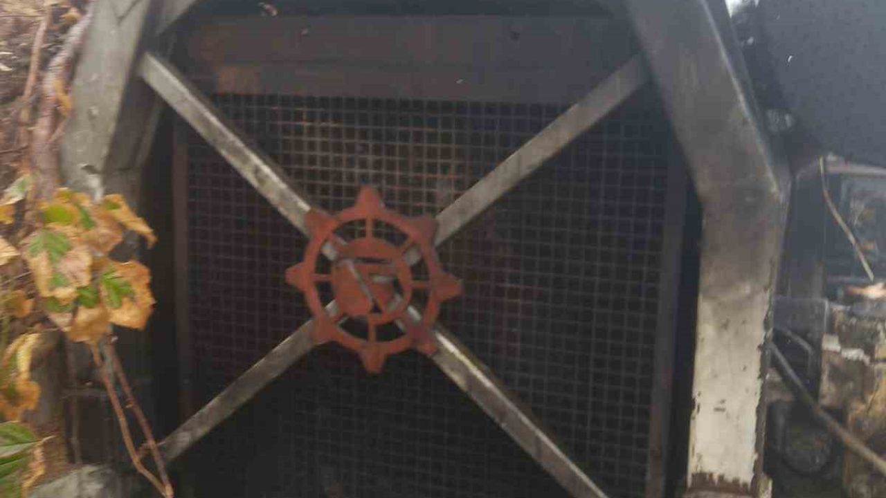 Dereli’de heyelan: Maden şirketinin sondaj makinesi toprak altında kaldı