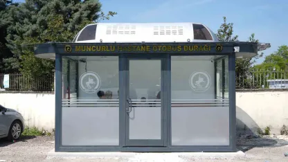 Düzce’de 7. akıllı durak hastane önüne konuldu