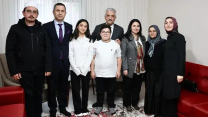 Düzce’de şehit ailesine anlamlı ziyaret