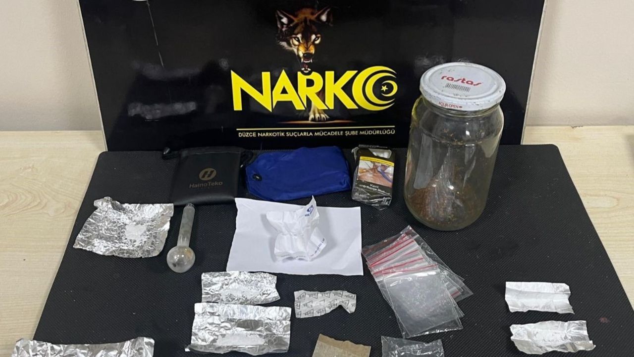Düzce’de uyuşturucu operasyonunda 2 kişi tutuklandı