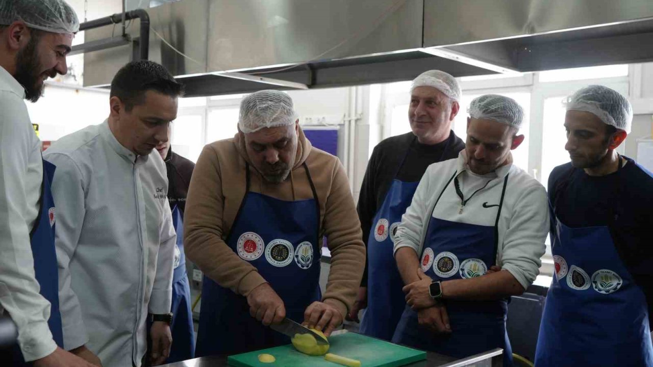 Erzurum’da ezber bozan proje: Mahkumlara "lezzetli" bir gelecek