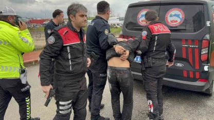 Film gibi kovalamacadan kaçak göçmenler çıktı