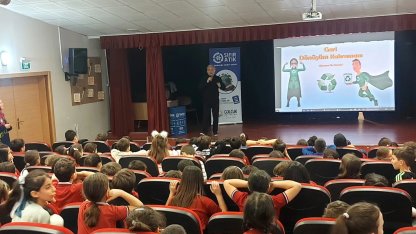Gölcük’te ilkokul öğrencilerine Sıfır Atık eğitimi verildi